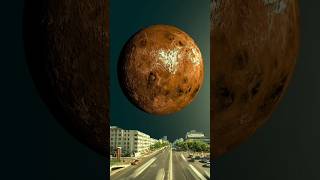 Venus heading towards Earth simulation.