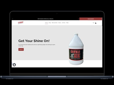 Showman Shine Shopify Store Demo -Streamlining Sales Channels for Show Pig Products