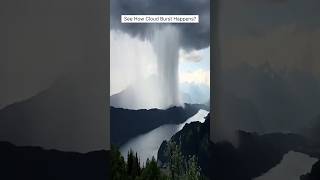 Cloud Bursting Real Video | Dekhiy Badal Kaise Fat Ta ha #trending #flood #viral #trending