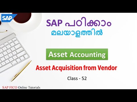 Asset Acquisition from Vendor | Asset Accounting | Class - 52