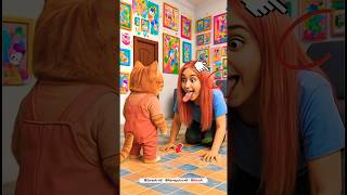 An orange kitten with a female ghost 😂 #funny #cats #catfunny #shorts #funnyvideos