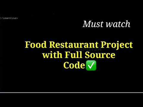 Food Restaurant Project in C Language
