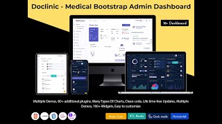 Medical Responsive Admin Dashboard Template with Bootstrap UI Kit – Doclinic
