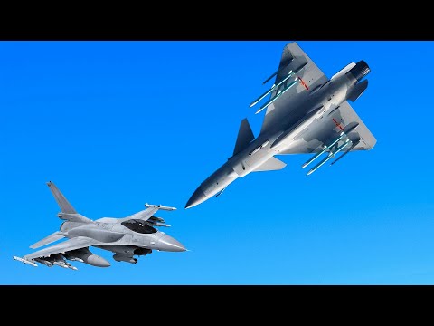 F-16 vs Soviet fighter 66:0? Taiwan F-16V vs Chinese J-10C full PK