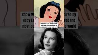 Snow White’s face was inspired by Hedy Lamarr 🍎❄️#snowwhite #disney #hedylamarr #movie #cinema