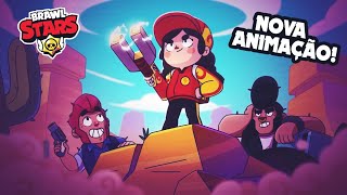 NOVA ANIMAÇÃO DA JESSIE DRAGÃO ESCARLATE || Brawl Stars