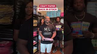 Back in Stock!!! #mlasheaandco #mlasheaandcompany #crafts #craftpaper #backinstock #restockalert