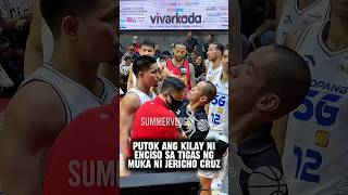 pinisikal ni Jericho cruz si Enciso #pba #pbalive #smb #tnt #smbvstnt #shorts #basketball #fyp
