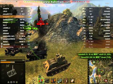 T-34無腦飛車撞爛Luchs = =