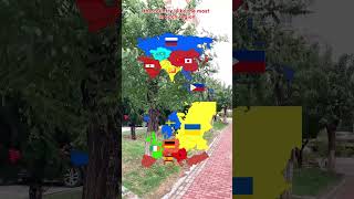 the country I like most in various regions #mapping #geography #region #shorts