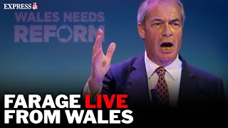 LIVE: Nigel Farage hosts Reform UK event in Wales