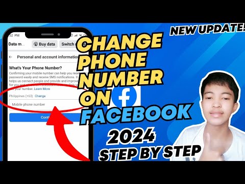 PAANO MAGPALIT NG PHONE NUMBER SA FACEBOOK/HOW TO CHANGE PHONE NUMBER ON FACEBOOK