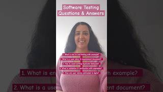 Software Testing questions &answers  - #shorts #trendingshorts #softwaretesting #testers #interview