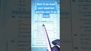 most important question neet iit jee exam #neet #super #iitjee #avadhesh_sir