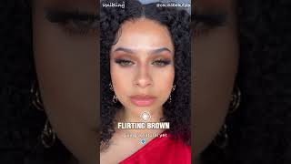 Unibling Best Brown Color lenses Which one will u pick ? #colorcontactlenses #unibling