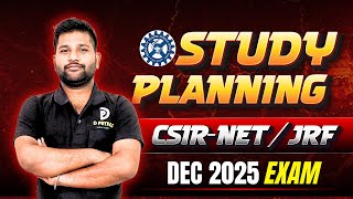 Study Plan CSIR-DEC 2025 | D PHYSICS |