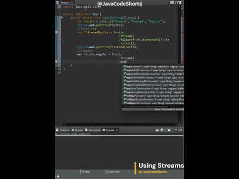 0037 Using Streams: map, filter and reduce in #java #softwareengineer #shorts #stream
