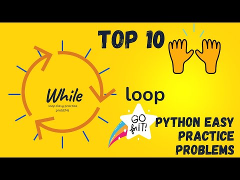 The only ten programs  to master while loop in python