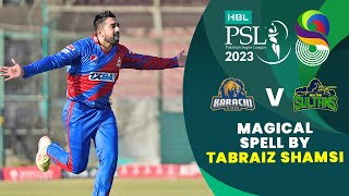 Magical Spell By Tabraiz Shamsi | Karachi Kings vs Multan Sultans | Match 14 | HBL PSL 8 | MI2T