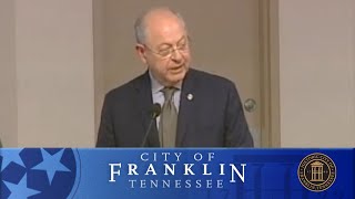 06-09-2015 City of Franklin, TN Board Of Mayor and Aldermen Meeting