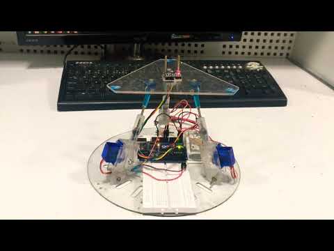 Arduino based stabilised 3D- motion platform with ardiuno sketch
