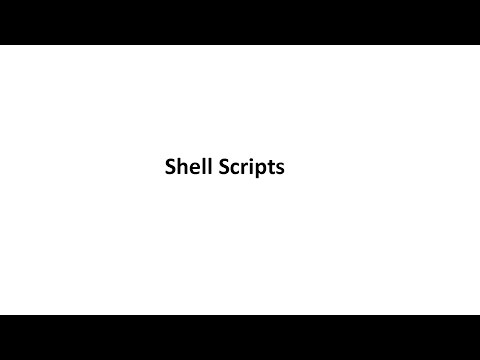 Shell scripts!