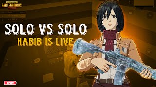 PUBG LIVE STREAM SOLO VS SOLO / HABIB PUBG Now Live :