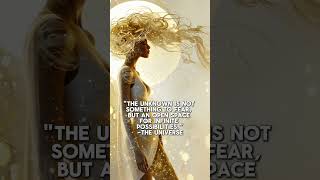 Let the unknown be your portal to expansion, transformation, and divine alignment