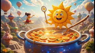 Silly Sun and the Singing Spoon | Fun Nursery Rhyme for Kids | Musical Adventure Song