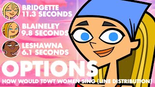 How Would Total Drama World Tour Women Sing ‘OPTIONS’ by TWICE (Line Distribution)