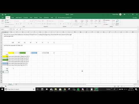 Binary Math: Learn 4 Today; Shows how to calculate IPv4 Address