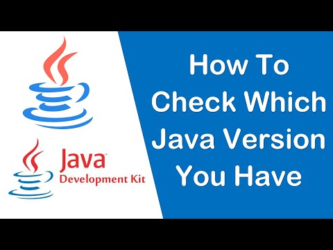 How to check which Java version you have