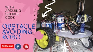 Obstacle Avoiding Robot || Arduino UNO || L298N || Source Code || Full Tutorial || Circuit Diagram||