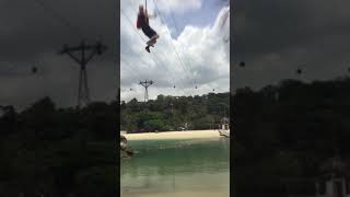 聖淘沙極限高空滑索MegaZip 新加坡Singapore