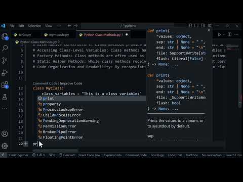 Python Class Methods || PYTHON