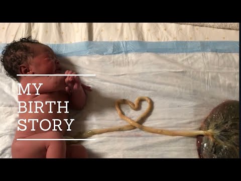 My Natural/Unmedicated Birth Center Water Birth Story