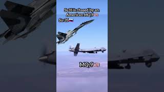 Su35 in chased an american MQ9 #russia #su35 #mq9 #airforce