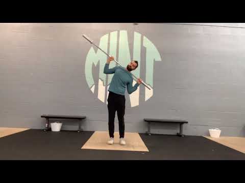 Uneven Barbell Side Bend