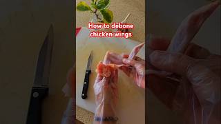How to debone whole chicken wings. #cookingwithmamamui  #howtodebonechickenwing #howtovideo