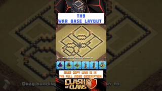 Town Hall 9 War/Farming Base #clashofclans #baselink #th9