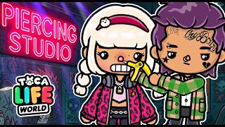 😳 EMMA SECRETLY GETS A PIERCING 💉 TROUBLE WITH MOM 😡 TOCA BOCA STORY #tocaboca