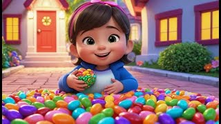 Where Did the Jelly Beans Go? | Colorful Counting Song for Kids | Nursery Rhymes and Baby Songs