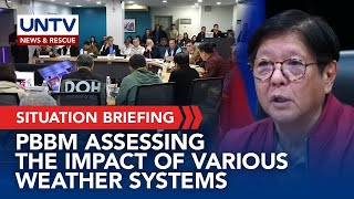 PBBM leads Situation Briefing on Typhoon ‘Emong’ and other weather systems | July 24, 2025