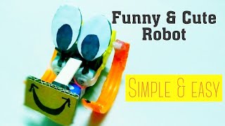 Funny & Cute Robot ll At Home ll #shorts #trending #creation #Cuterobot #diyrobot #youtubeindia