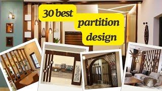 30 best living room partition design|| wall partition design ideas ✅