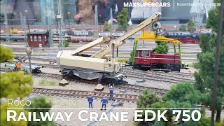 Technical wonder Roco EDK 750 railway crane
