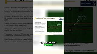 Ground plane design for RF PCBs #pcb #pcbdesign #rf #radiofrequency #electronics #hardware #shorts