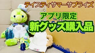 【ダッフィー＆フレンズ】アプリ限定新グッズ！テイスティーサマーサプライズの購入品を紹介【東京ディズニーシー】