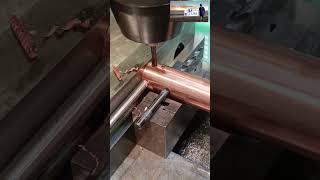 Copper works #music #machine #turning #welding #cncturning #automobile #cnc #tools