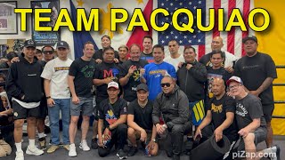 Manny Pacquiao binisita ng Family Bong Revilla last two days training in LA 07/12/25